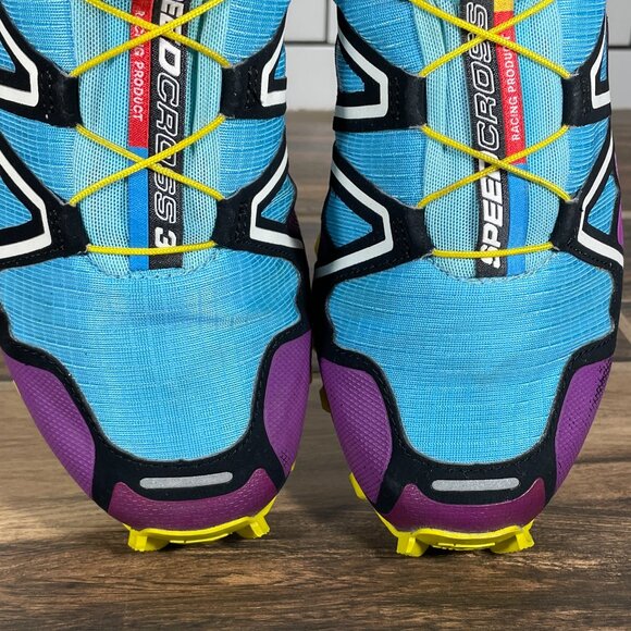 Salomon Speedcross 3 Trail Running Shoes Womens Size 9.5 Multicolor Sneakers - Picture 4 of 15